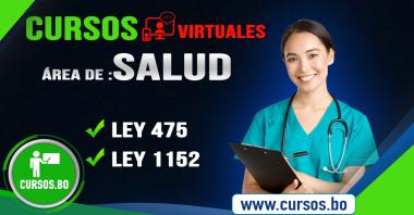 2 Cursos Ley 475  - Ley 1152 Sistema Unico de Salud ( Virtual 24/7)